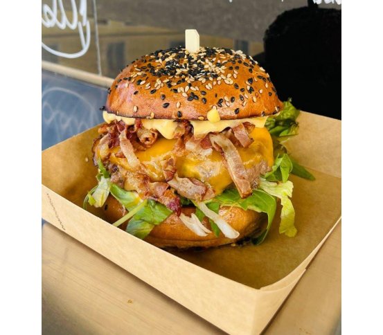 Papírová miska na Burger i hranolky 13x13cm (25ks) optys