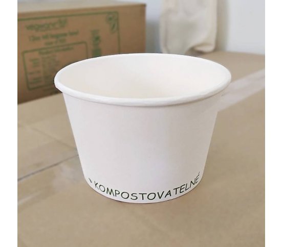 Papírová miska na polévku 450ml (50ks) Bio Obal 3