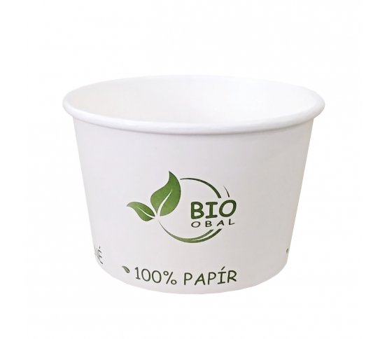 Papírová miska na polévku 450ml (50ks) Bio Obal