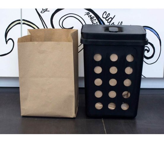 Papírové sáčky na kuchyňský odpad 9l (30ks) Yellow