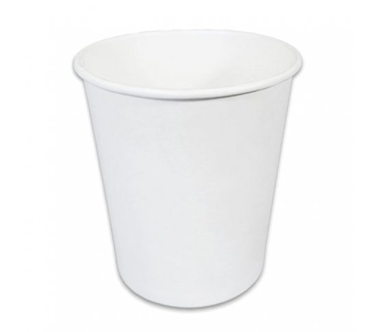 Papírový kelímek bez plastů Bílý 0,35l 90mm (50ks)