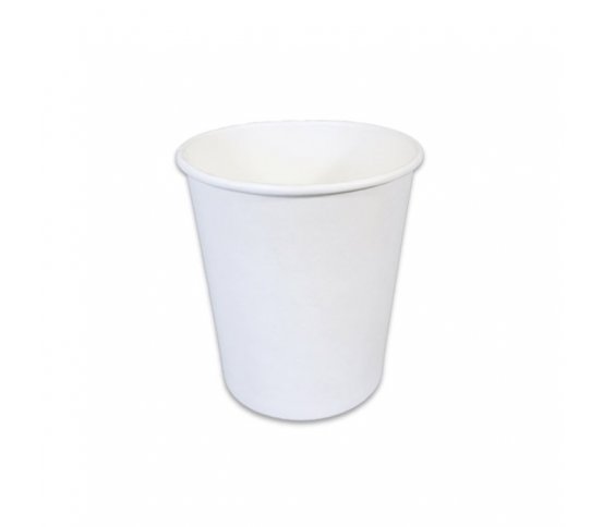 Papírový kelímek bez plastů Bílý 175ml 70mm (50ks)