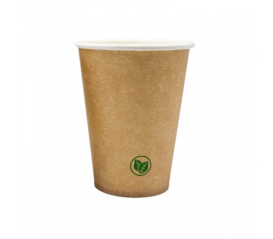 Papírový kelímek bez plastů Kraft 0,18l 70mm (50ks)