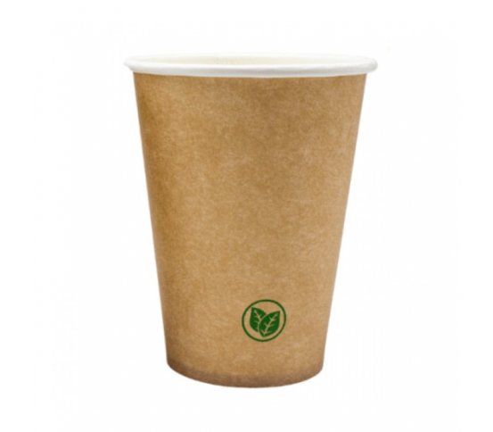 Papírový kelímek bez plastů Kraft 0,25l 80mm (50ks)