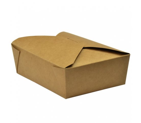 Papírový kraft box 1800ml - 19x14x6,5cm (180ks)