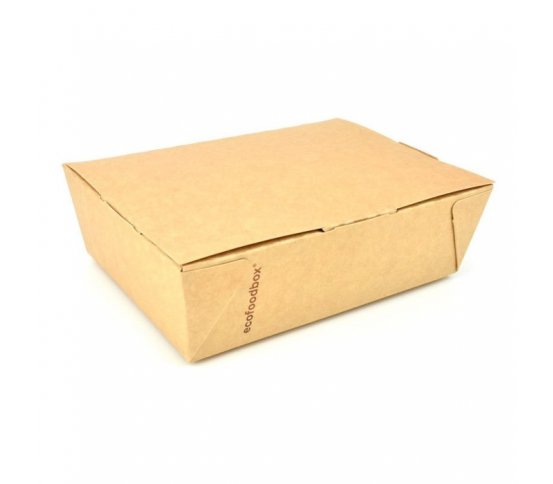 OPTYS Papírový kraft box na jídlo 1900ml klasik (200ks)