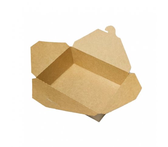 Bio papírový menu box na jídlo hnědý 1300 ml