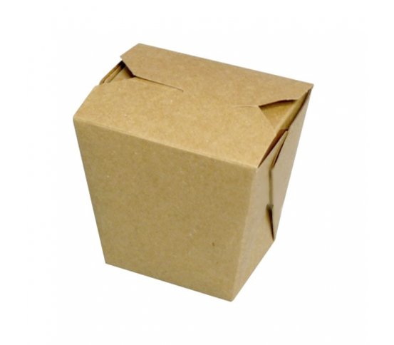 Papírový kraft box na nudle 750ml (40ks) 3
