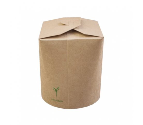 Papírový kraft NOODLE box 800ml - 10x11cm (50ks) 4