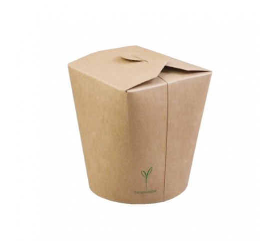 Papírový kraft NOODLE box 800ml - 10x11cm (50ks)