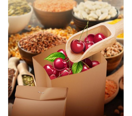 Papírový kraft sáček 20 7x43cm (500ks) 2