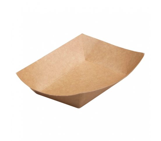 Papírový kraft tácek 19x15x4cm (50ks)