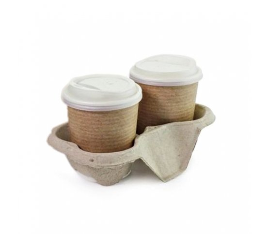 Papírový podnos na 2ks kelímků (250ks) 2