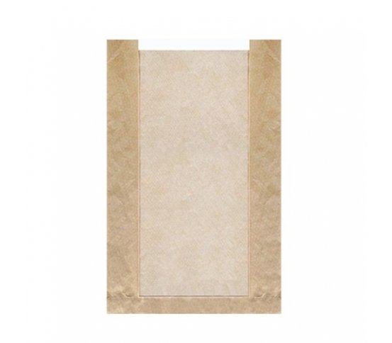 Papírový sáček s okénkem 20x4x32cm (1000ks)