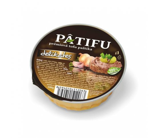 Paštika PATIFU delikates 100g VETO ECO