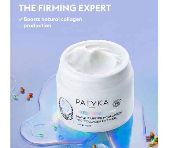 Exkluzivní Patyka Noční kolagenová maska s botanickým retinolem-like 50ml