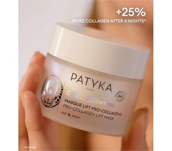 Prémiová Patyka Noční kolagenová maska s botanickým retinolem-like 50ml