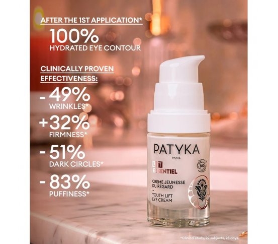 exkluzivní Patyka Zpevňující a omlazující krém na oční okolí Lift Essential 15ml