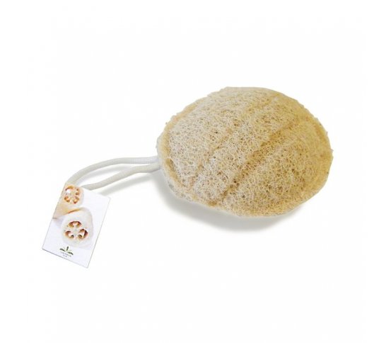 Peelingový a koupelový puf z lufy 15cm Caribbean Sun 2