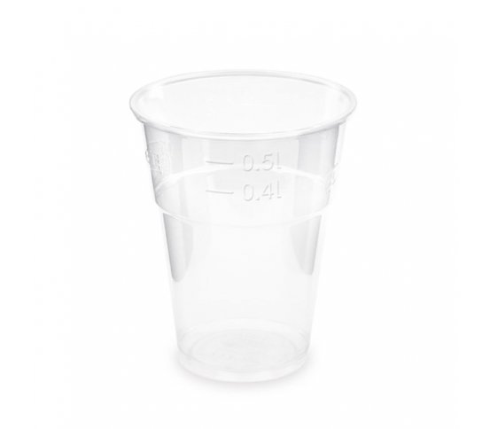 PLA Kelímek 500ml ⌀102mm z bioplastu (50ks)