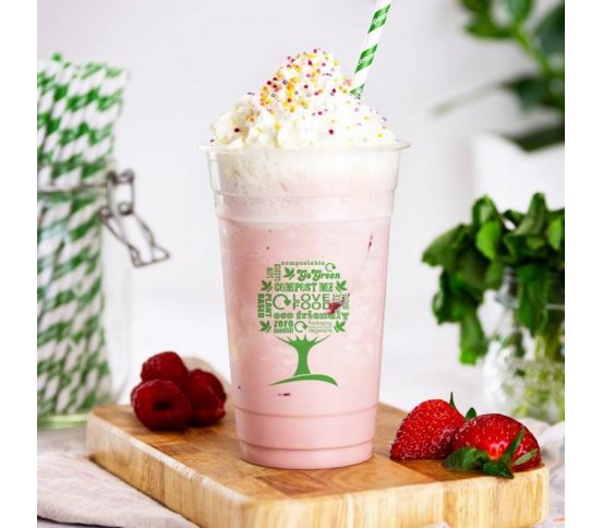 PLA Kelímek 560ml (green tree) z bioplastu (50ks) 1