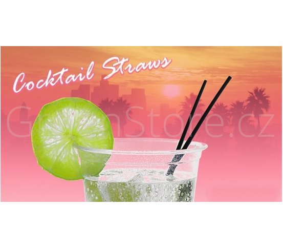 Bio koktejlové brčka z bio plastu