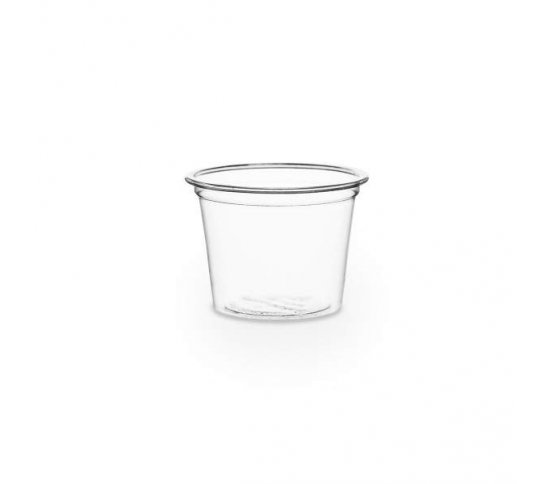 PLA miska na dip 30ml   víčko z bioplastu (100ks)