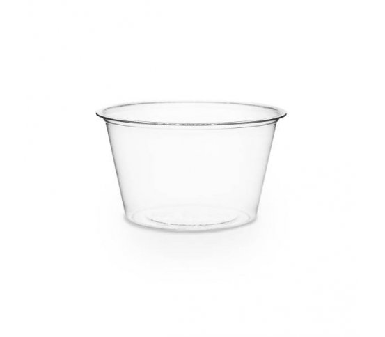 PLA miska na dip 90ml   víčko z bioplastu (100ks)