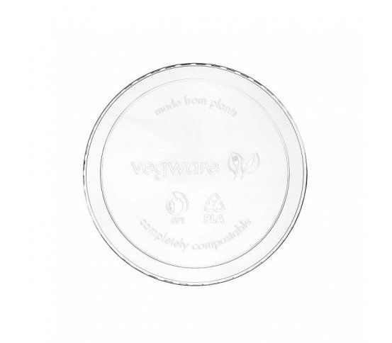 PLA Víčko rovné pro misky DELI z bioplastu (50ks)