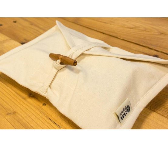 Plátěna kapsa na svačinu z biobavlny 26x17cm Tierra Organica