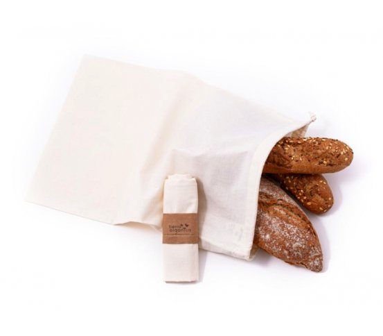 Plátěný sáček z biobavlny – velký 46×30cm Tierra Organica