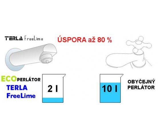 Terla Úsporný perlátor bublinkový - 2l (vnější závit)