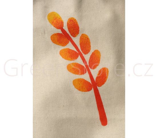 Bavlněný pytlík na přenos pečiva s potiskem Český západ