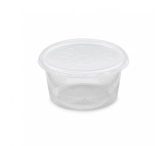 PP Dresinková miska průhledná 80ml   víčko (50ks) wimex