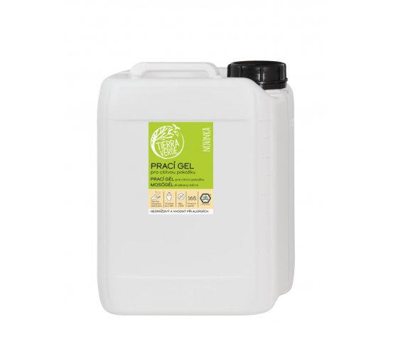 Prací gel z mýdlových ořechů pro citlivou pokožku 5l Yellow 