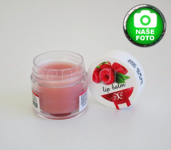 Hristina 100% přírodní balzám na rty s malinovou vůní