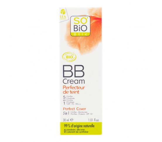 BIO BB krém 5v1 01 béžová nude 30ml SO´BIO