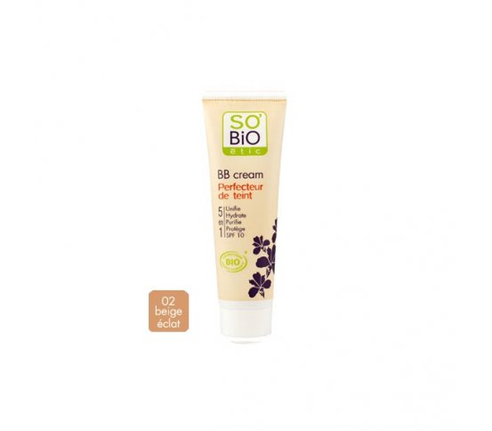 BIO BB krém 5v1 02 béžová zářivá 30ml SO´BIO