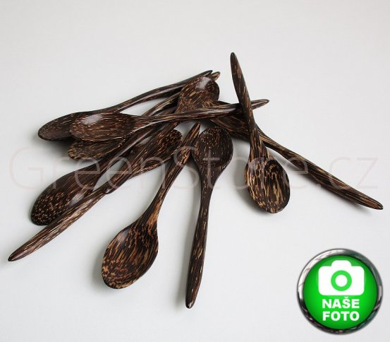 Přírodní čajové lžičky z kokosové palmy