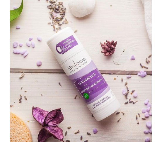 Přírodní deodorant bez sody Levandule 50ml BIO Saloos 2