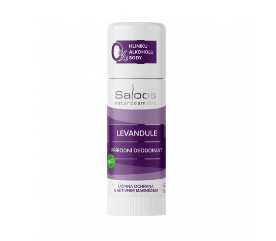 Přírodní deodorant bez sody Levandule 50ml BIO Saloos