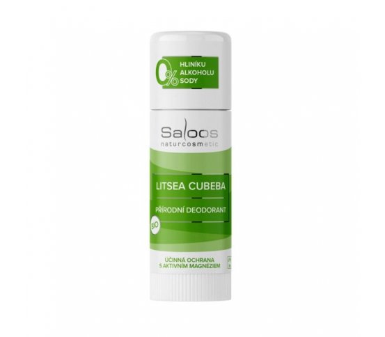 Přírodní deodorant bez sody Litsea cubeba 50ml BIO Saloos