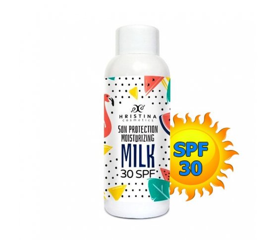 Přírodní opalovací mléko hydratační 30 SPF 150ml Hristina