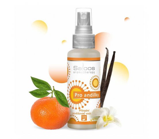 Natur aroma airspray Pro andílky 50ml Saloos do dětského pokoje