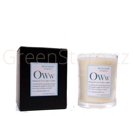 Přírodní relaxační svíčka proti bolesti Oww