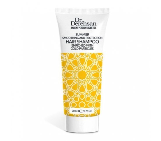 Přírodní šampon na vlasy se zlatými částicemi pro letní období 200ml Hristina