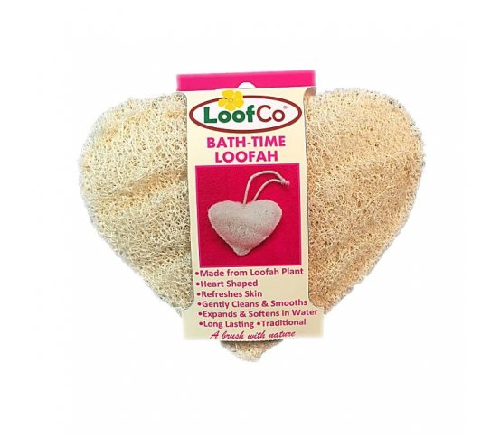 Přírodní tělová houba ve tvaru srdce LoofCo