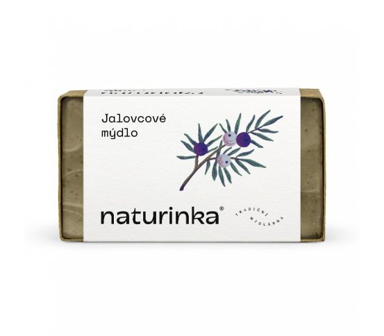 Přírodní tuhé jalovcové mýdlo 110g Naturinka