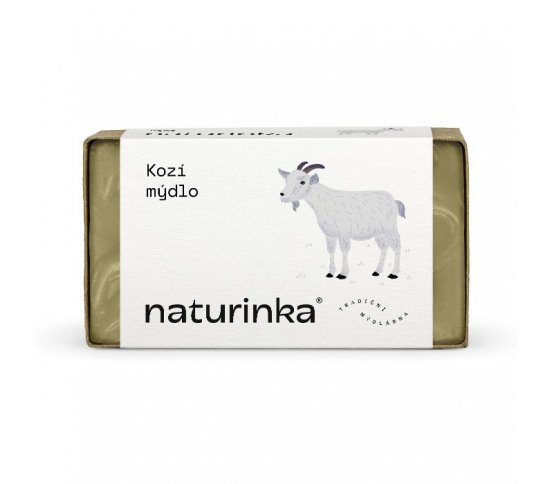 Přírodní tuhé kozí mýdlo 110g Naturinka