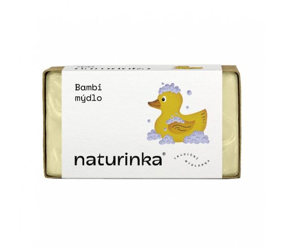 Přírodní tuhé mýdlo pro děti Bambi 110g Naturinka
